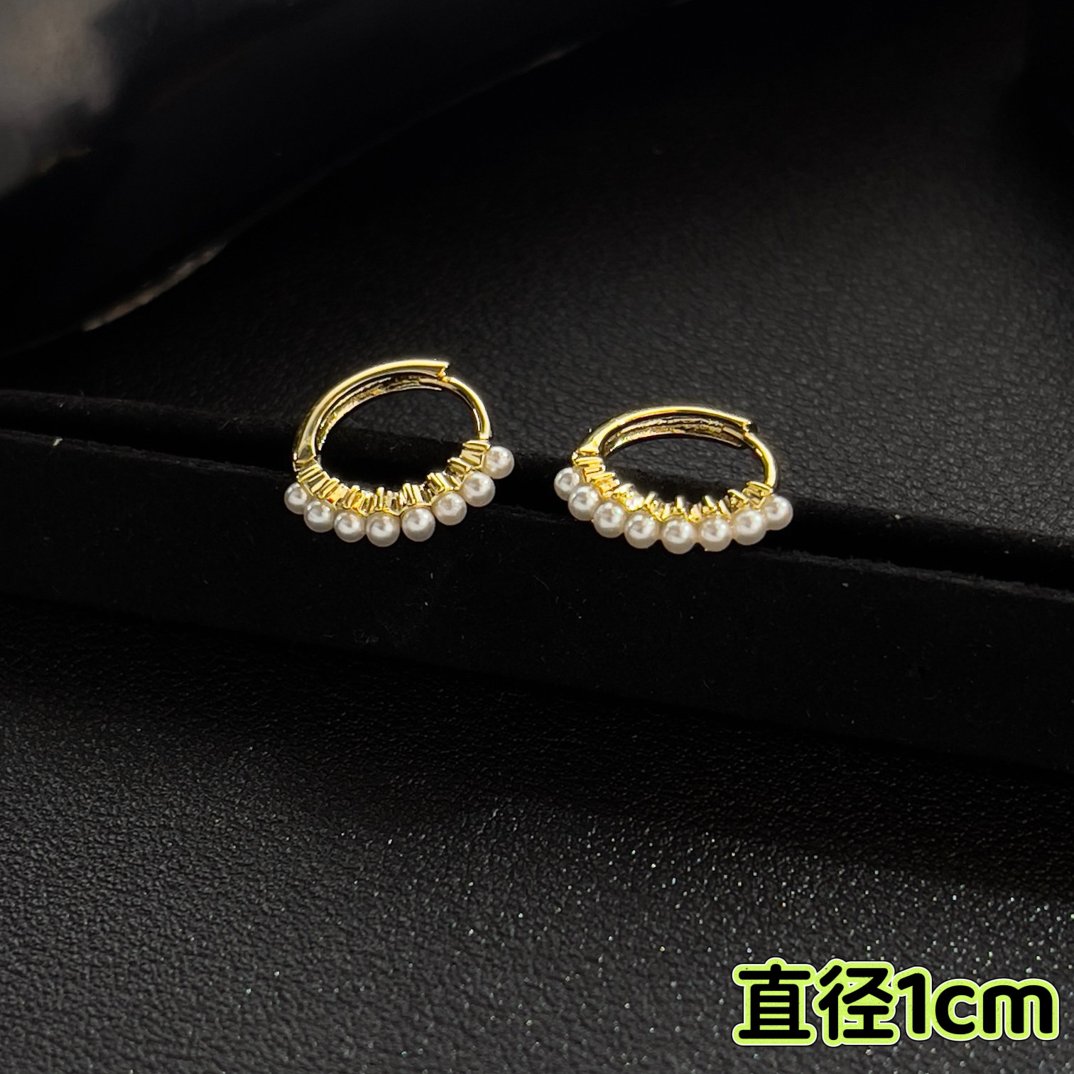 欧比雅比新款甜美网红时尚气质个性夸张日韩米珠耳扣08260