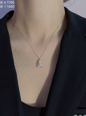 项链古丽新款锁骨项链网红时尚