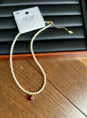 欧比雅比轻奢时尚气质高级感法式精致温柔女人味锁骨链项链04951