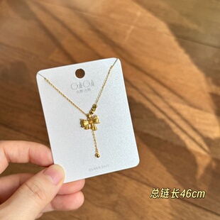 古丽古丽新款时尚高级感气质精致淑女甜美个性复古百搭项链08814