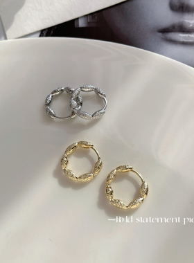 欧比雅比耳扣时尚个性百搭耳环轻奢小众设计高级感气质耳饰51327