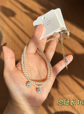 欧比雅比新款时尚高级感气质精致淑女甜美个性复古百搭项链04776