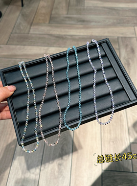 新款合金版高级感项链轻奢小众设计感锁骨链精致百搭01581