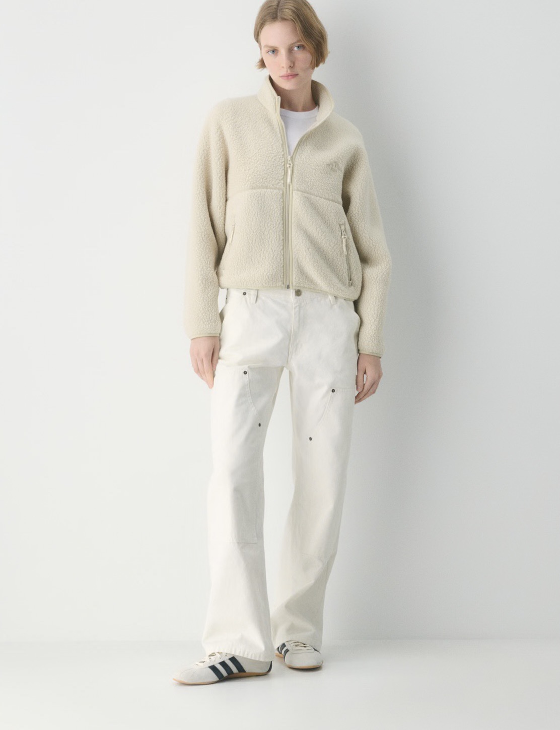 ari tna 摇粒绒立领保暖外套女