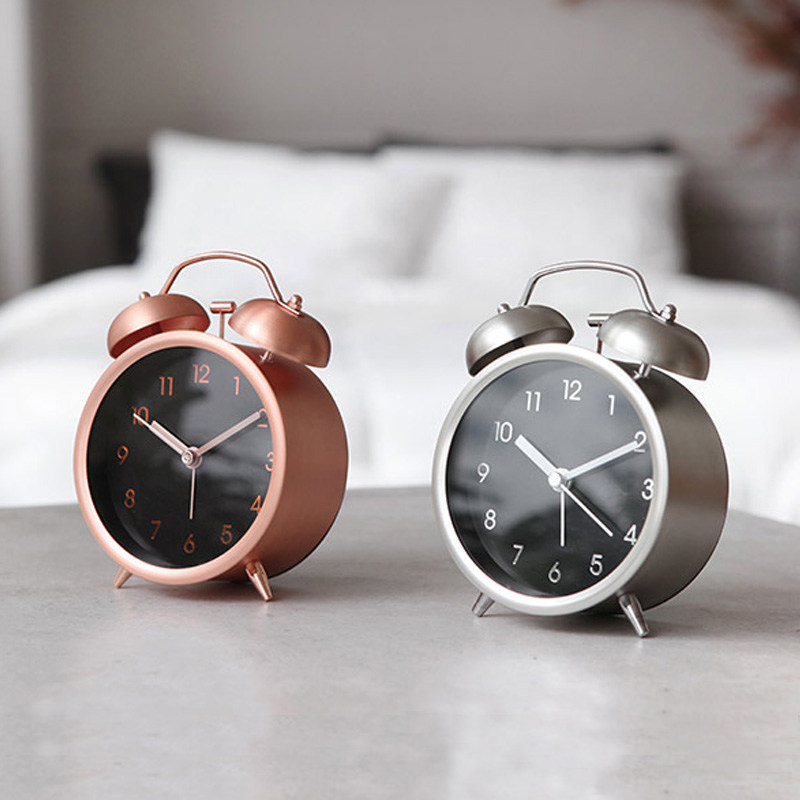 MJK Japan and South Korea Simplicity Metal clocks and watches Loud originality Mute Bedside student alarm clock Mechanics Desk Clockin the Home accessories , Home bell ornaments/Alarm Clock , Desk Clock/Alarm Clock  category - from Buy2taobao.com to provide professional Taobao agent buy service