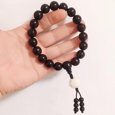 百年野生老树正圆手持念珠