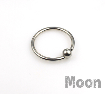 热波饰品钛钢3mm粗大内径卡球环 乳环 阴环 万能PA环