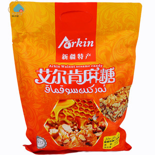 新疆特产蜂蜜核桃仁麻糖468g艾尔肯麻糖切糕独立小包装 包邮 Arkin