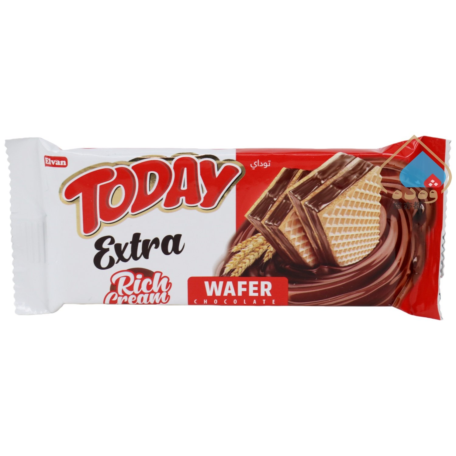 Today榛子巧克力奶油夹心威化饼干50g土耳其进口零食可可脂Elvan