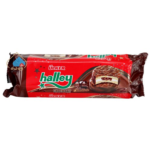 Halley可可酱棉花糖夹心巧克力派