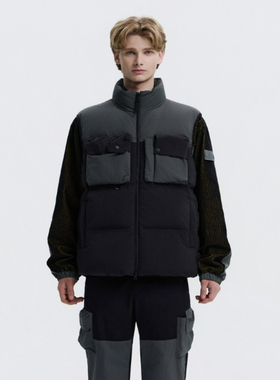 NATIONAL国家地理韩国代购直邮25冬男户外鹅绒羽绒马甲N254UDV110