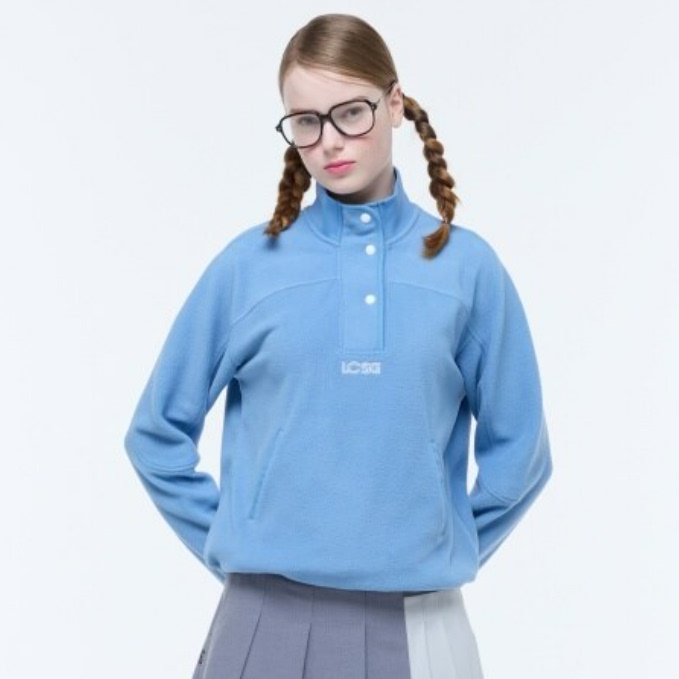 Lecoq Golf 法国公鸡高尔夫韩国代购直邮25秋女法兰绒运动长袖T恤