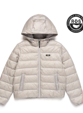 NATIONAL/国家地理 韩国代购直邮特价女连帽鹅绒羽绒服N244WDW010