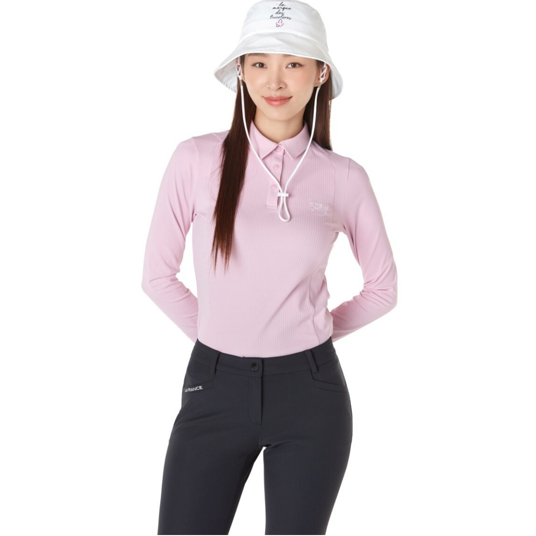 Lecoq Golf 法国公鸡高尔夫韩国代购直邮特价女翻领运动长袖T恤