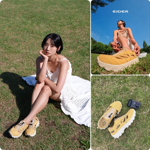 EIDER韩国代购26夏男女户外登山徒步休闲轻量缓冲击透气包头凉鞋