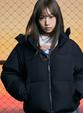 NATIONAL/国家地理 韩国代购直邮特价女短款连帽羽绒服N244WDW851