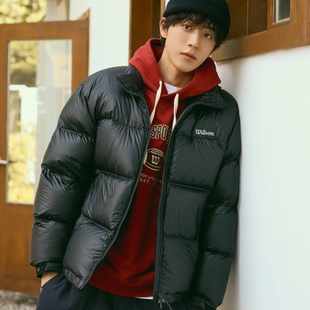 韩国代购 Wilson/威尔胜 25冬男士南柱赫同款运动网球鸭绒羽绒服