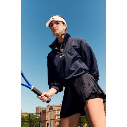 Wilson/威尔胜韩国代购26秋女士运动网球休闲半拉链套头夹克外套