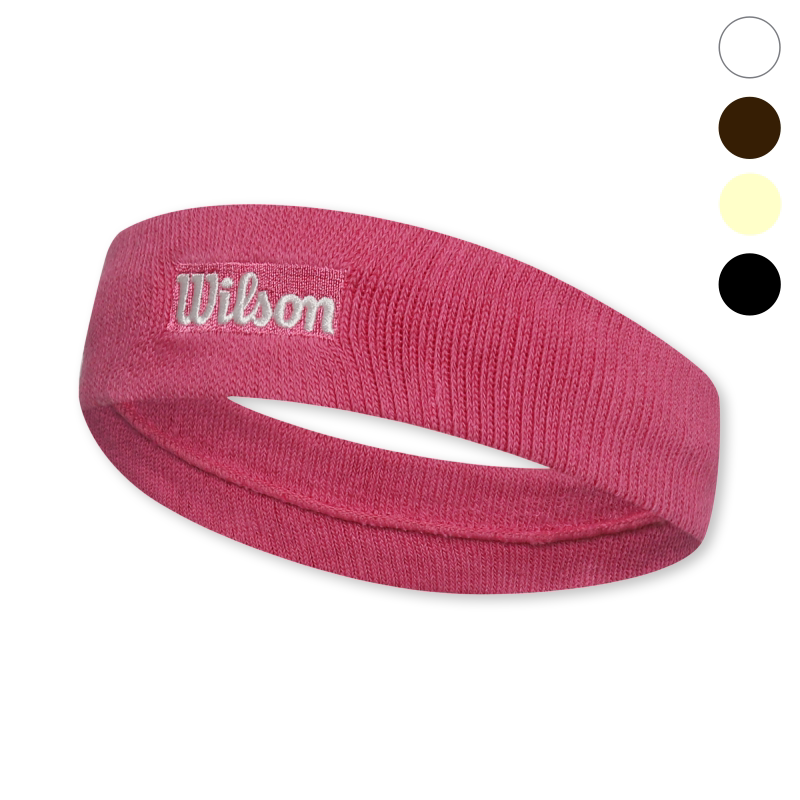 韩国代购 Wilson/威尔胜26秋男女运动网球休闲字母刺绣吸湿发带