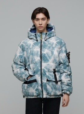 NATIONAL/国家地理 韩国代购直邮特价冬男鸭绒羽绒服N244MDW130