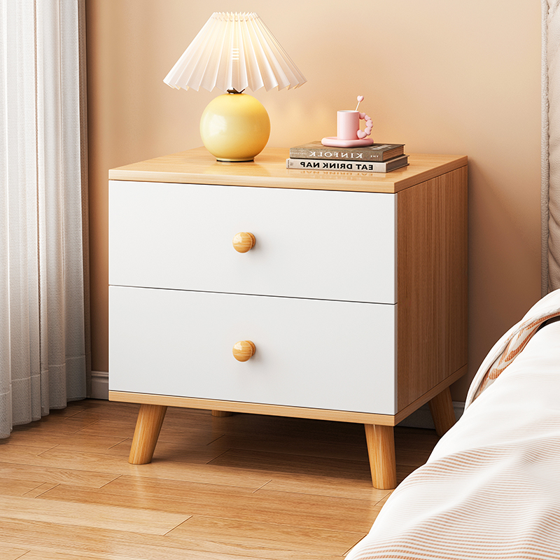 床头柜简约现代小型卧室床边柜简易宿舍收纳储物小柜子床头置物架