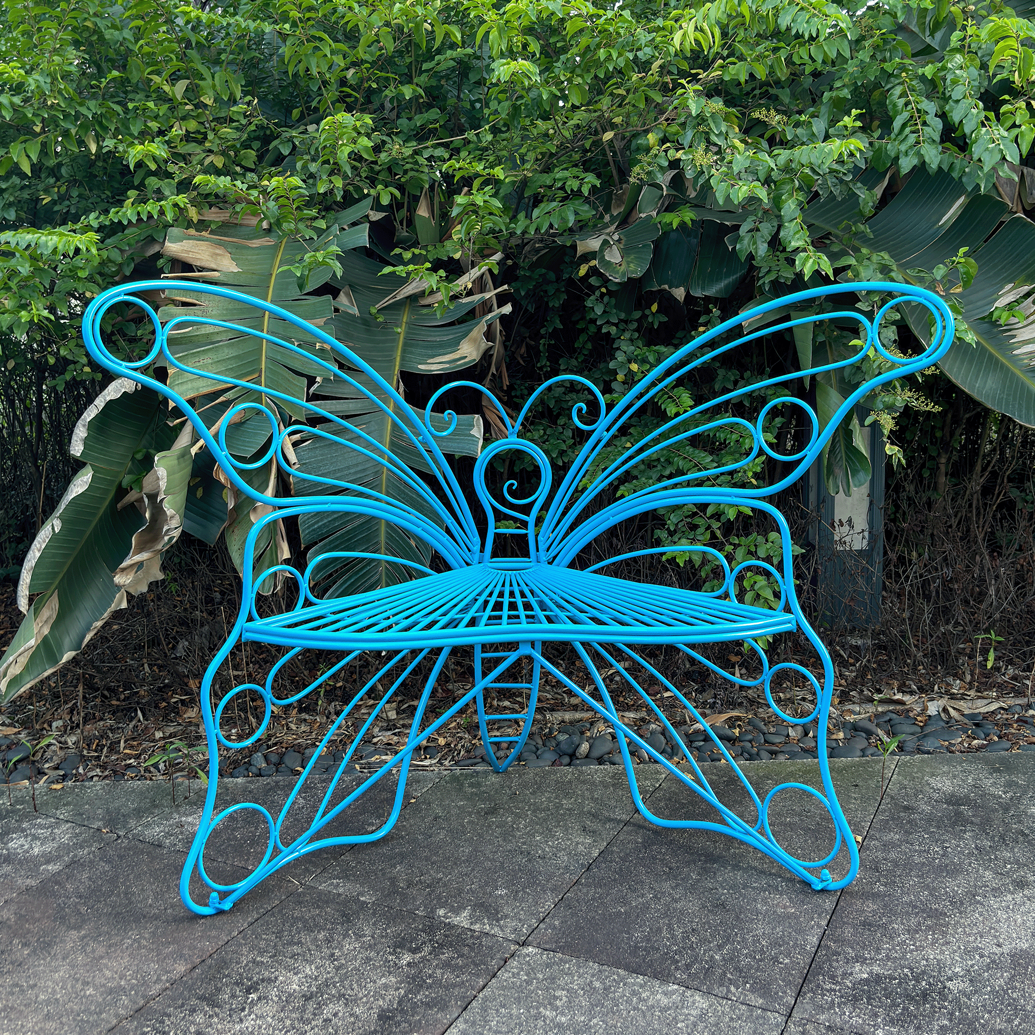 铁艺蝴蝶椅院花园阳台椅ins风