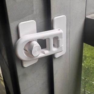 儿童防护安全锁扣卡扣推拉门移门锁宝宝宠物防开冰箱柜门锁抽屉锁