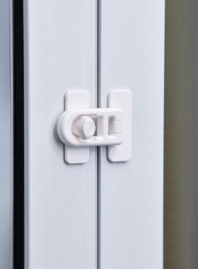 移门推拉门锁扣简易免打孔儿童安全锁卡扣抽屉柜门纱窗户固定搭扣