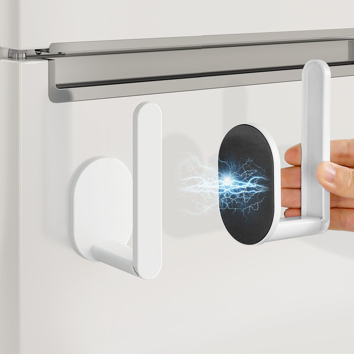 电子秤收纳架冰箱磁吸置物架多功能免打孔湿纸巾保鲜膜可伸缩挂架,居家日用,其它,淘宝优惠券,粉丝福利购,淘宝优惠卷