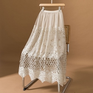 大码女装2025早春新款高级感韩版设计感百搭A字型显瘦半身裙