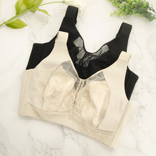 绯格贝缇大胸显小全罩杯薄款 文胸F15N12上托防下垂收副乳调整内衣