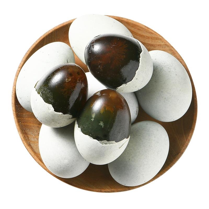 20枚湖北洪湖溏心松花鸭皮蛋无铅工艺新鲜绿色健康溏心大号装包邮