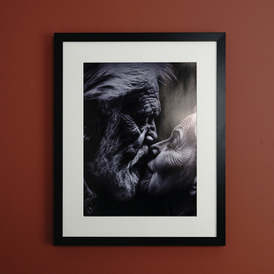 洗照片做成相框挂墙摄影作品相片展览展示写真海报画 画框平面宽