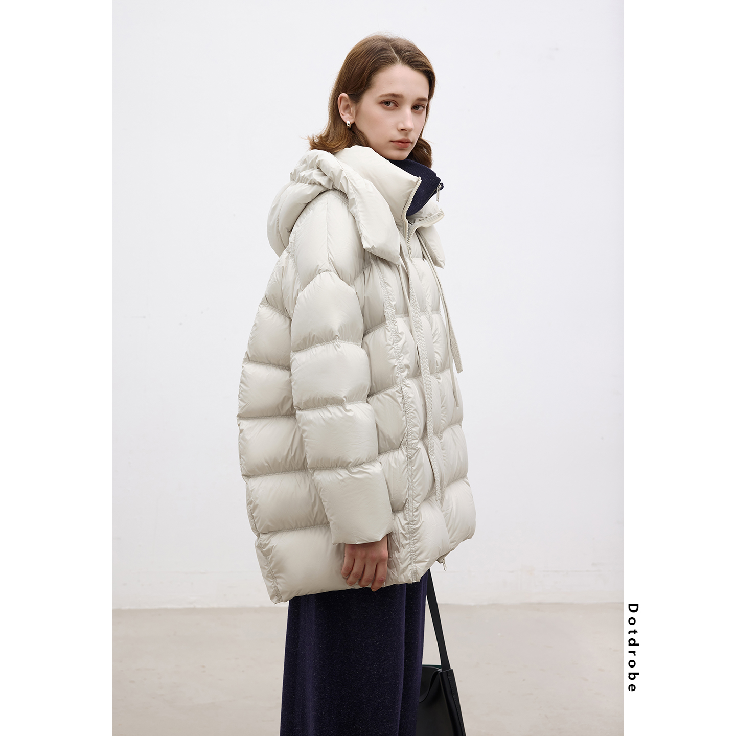 多着90白鸭绒龟背形羽绒服