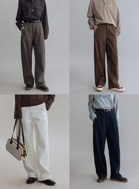 Dotdrobe多着 洗水棉抓绒镰刀裤休闲裤女早秋灰色/咖色/藏青/白色