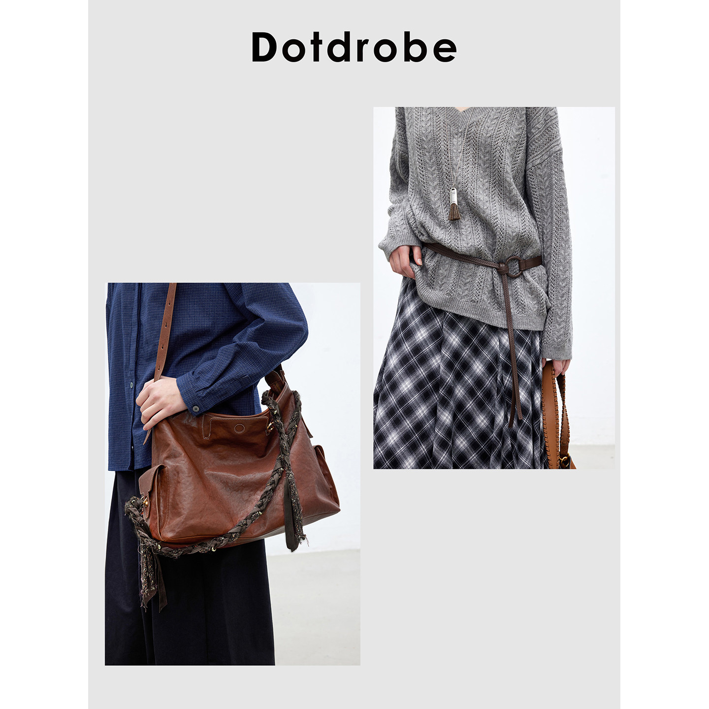 Dotdrobe多着 城市游牧风 手工编织腰带女皮带挂绳配饰-两色入,服饰配件/皮带/帽子/围巾,腰带/皮带/腰链,淘宝优惠券,粉丝福利购,淘宝优惠卷