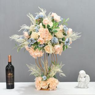 KTV桌面摆花包厢桌花摆件生日布置装饰台花宴会餐桌花假花仿真花