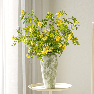 洋槐花仿真花客厅餐桌假花摆设园艺造景仿生绿植高级感槐蕊装饰品