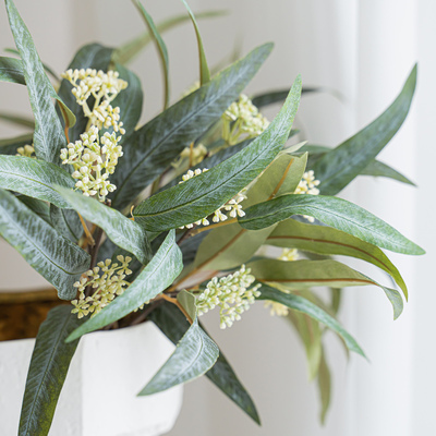 仿真花假花摆设客厅装饰花ins风尤加利叶子插花花瓶轻奢餐桌花束