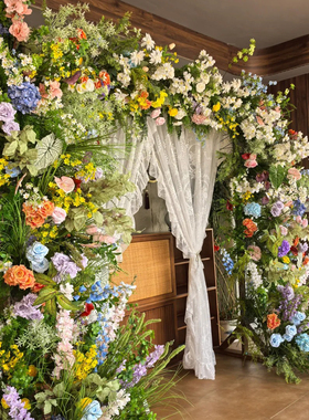 莫奈花园仿真花自然风婚庆花材