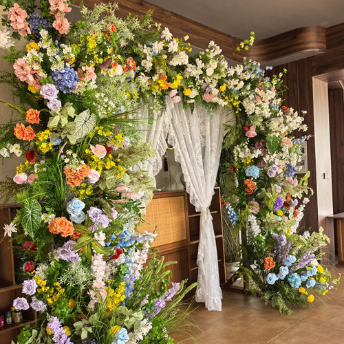莫奈花园仿真花自然风婚庆花材