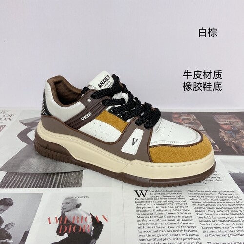 SDW新款男士真皮时尚潮流板鞋韩版休闲皮鞋厚底增高