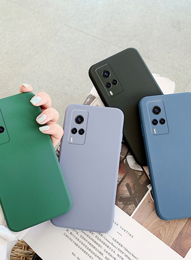 适用vivox60手机壳x60pro魔方液态硅胶x60pro+保护套十防摔全包边por男女pr0新款x6o创意5g曲面屏潮简约外壳