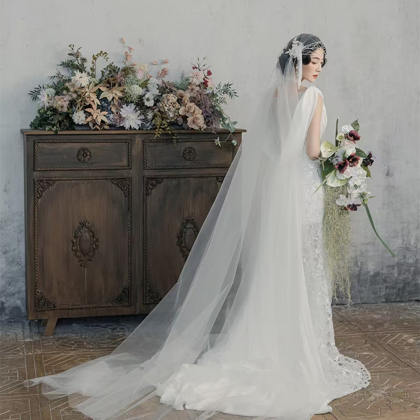 婚纱写真拍照道具柜子影楼工作室摄影棚拍摄道具定做复古法式美式