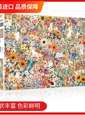 现货akey密匙拼图1000片 花海