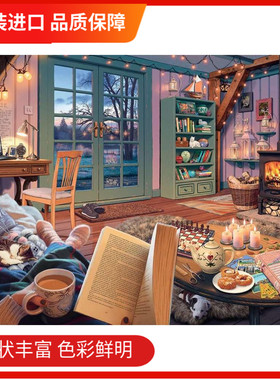 现货 烛光小屋进口拼图1000片Ravensburger成人益智玩具Schmidt