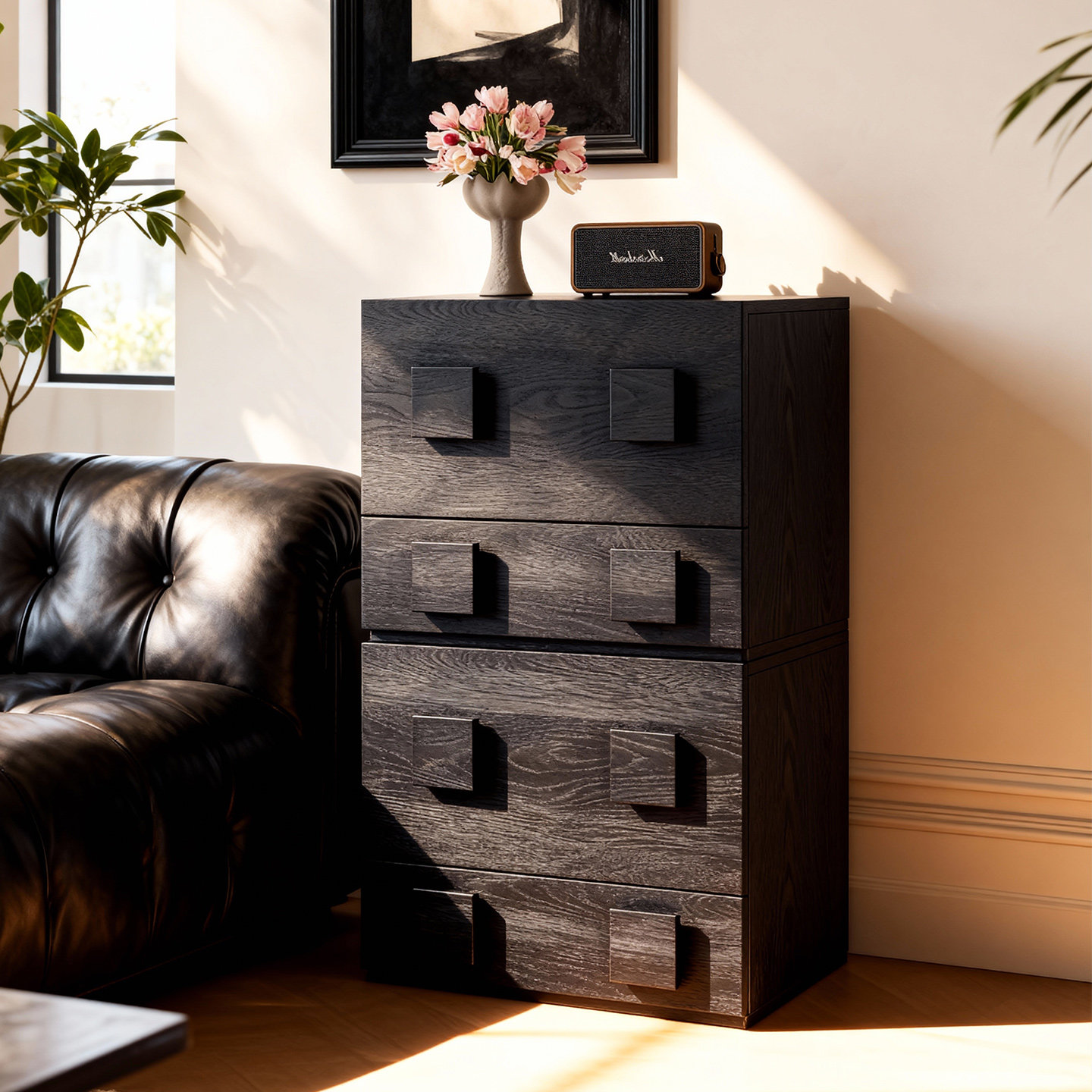 中古风复古卡门电视柜客厅组合实木斗柜现代简约储物多功能餐边柜,住宅家具,斗柜,淘宝优惠券,粉丝福利购,淘宝优惠卷