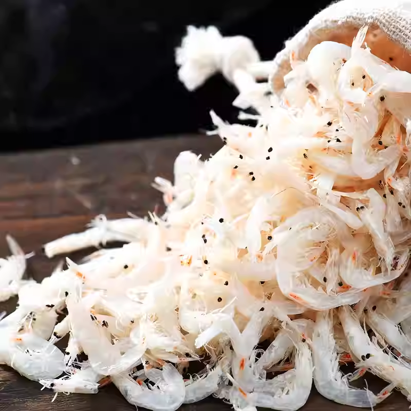 福建特产淡干日晒虾皮白虾皮宝宝辅食煮粥煲汤提鲜500g海米虾米