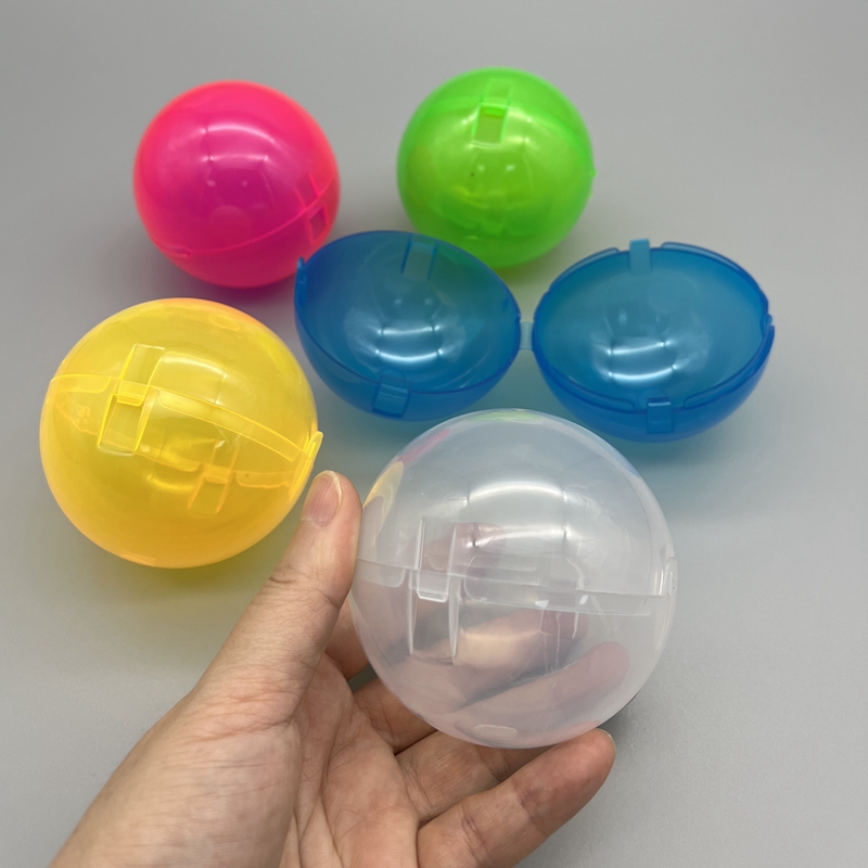 晟懋塑胶扭蛋壳圆形连体扣蛋壳