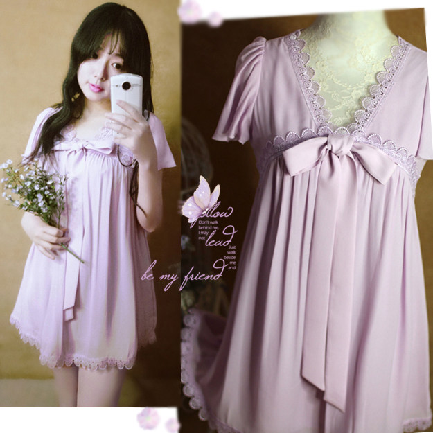 Kaoru Lavender*Hanfu Hanfu Baby unlined upper garment Tunics Can be a nightgown!violet Dress Special Offerin the Women's clothing/Boutique , Dress  category - from Buy2taobao.com to provide professional Taobao agent buy service